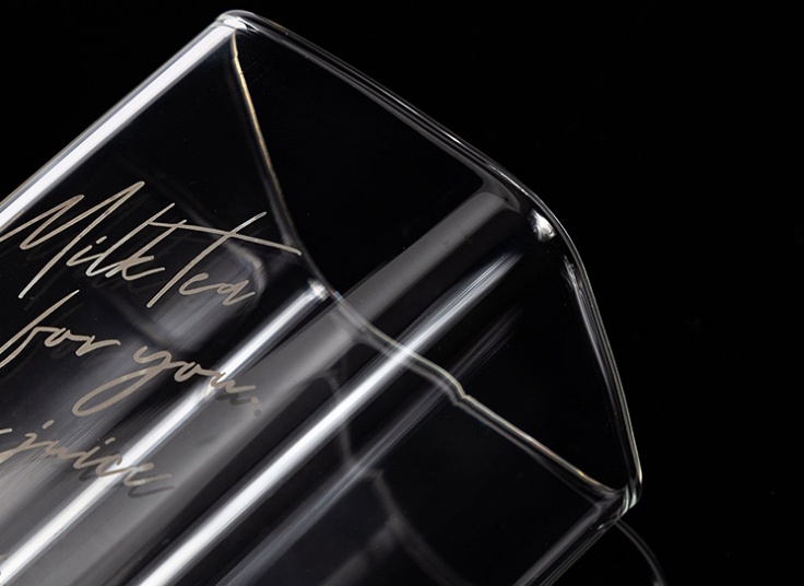 نیم لیوان پیرکس مربعی