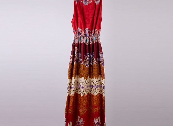 پیراهن ساحلی طرحدار زنانه