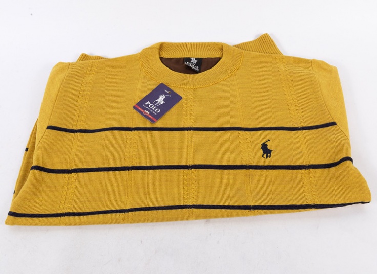 پلیور بافت راه راه طرح Ralph Lauren