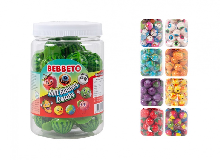 مارشمالو توپی مغزدار BEBBETO