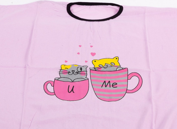 تاپ آستین افتاده چاپدار