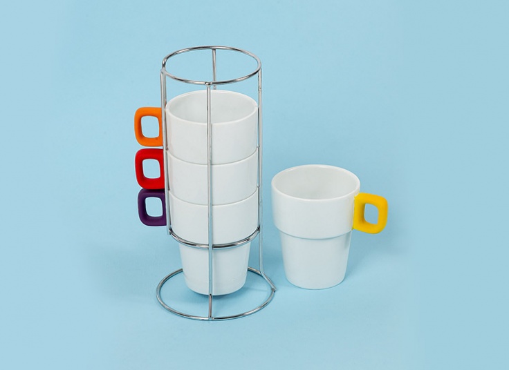 ست 4 عددی فنجان مدل استند دار Martlet