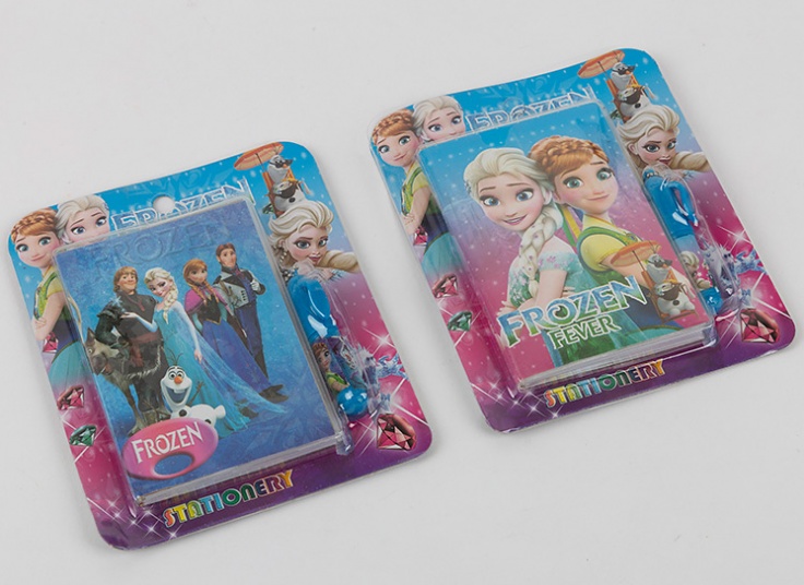 پکیج دفترچه و خودکار کارتونی