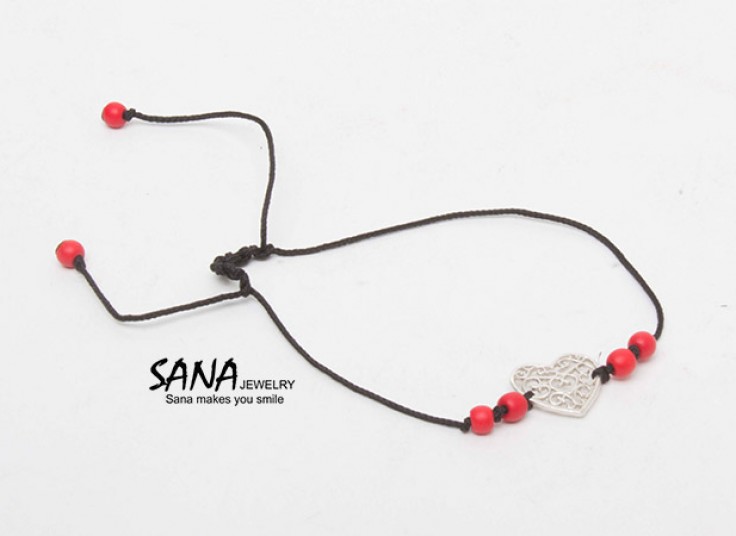 دستبند نقره جواهرسازی SANA