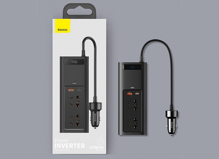 شارژر و مبدل برق خودرو باسئوس Baseus