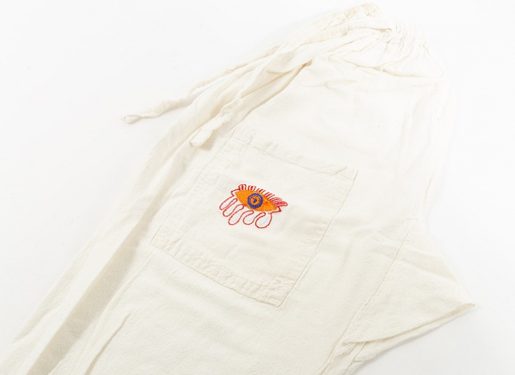 شلوار نخی سندبادی زنانه