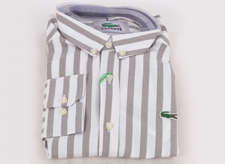 پیراهن مردانه راه راه LACOSTE