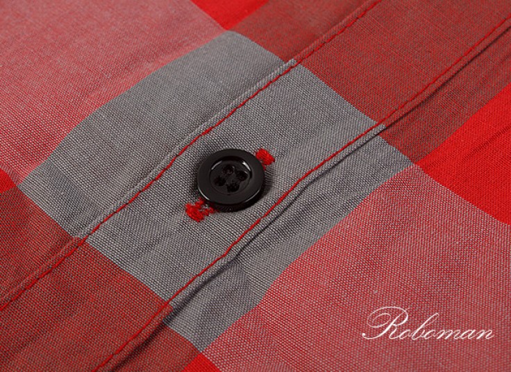 پیراهن چهارخانه Roboman