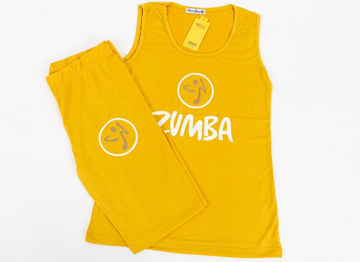 تاپ و شلوار طرح ZUMBA