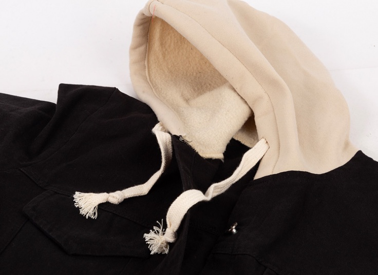 مانتو پاییزه کلاه دار