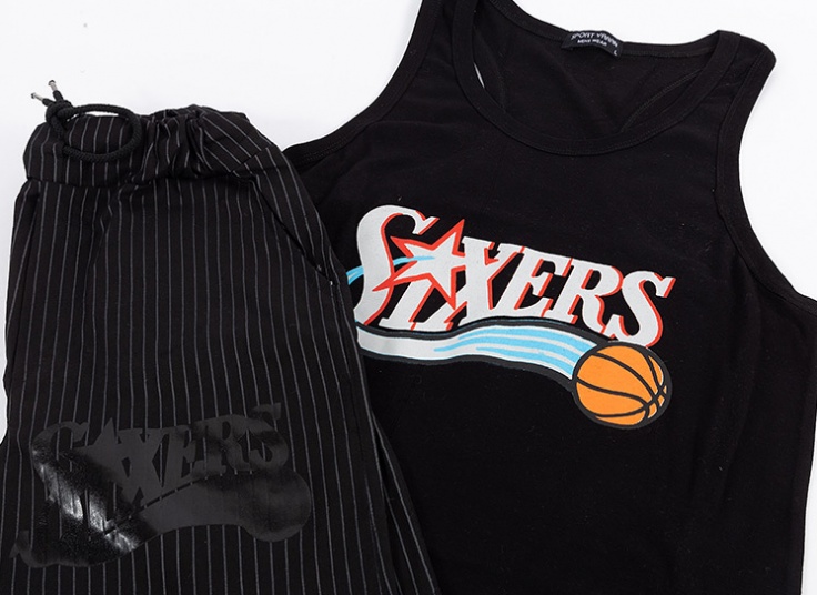 ست رکابی شلوارک مردانه طرح Lakers