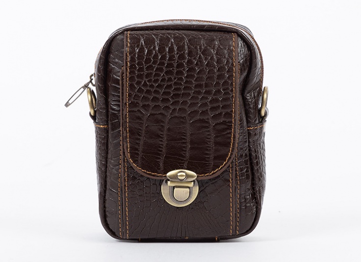 کیف دوشی قفل دار  چرم طبیعی