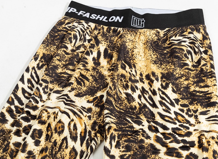 شلوار مخمل پلنگی