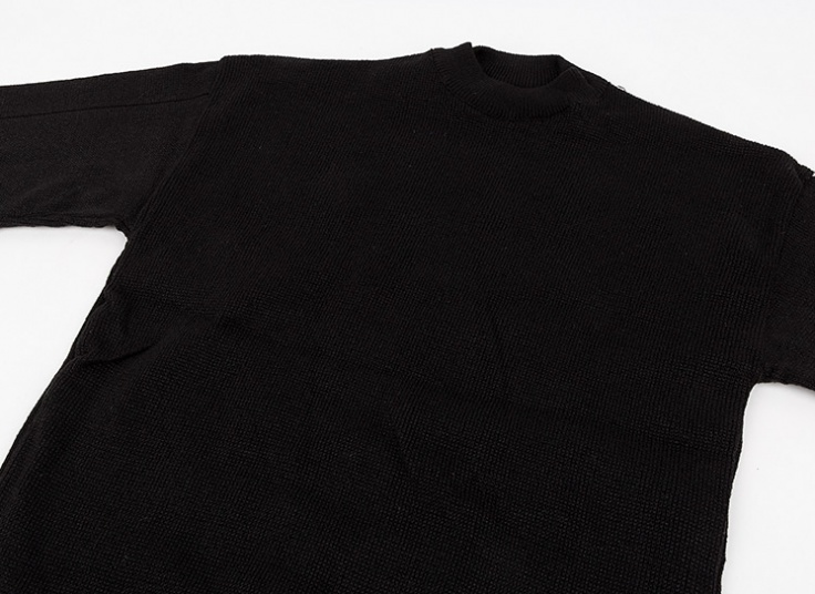 بافت یقه گرد مردانه