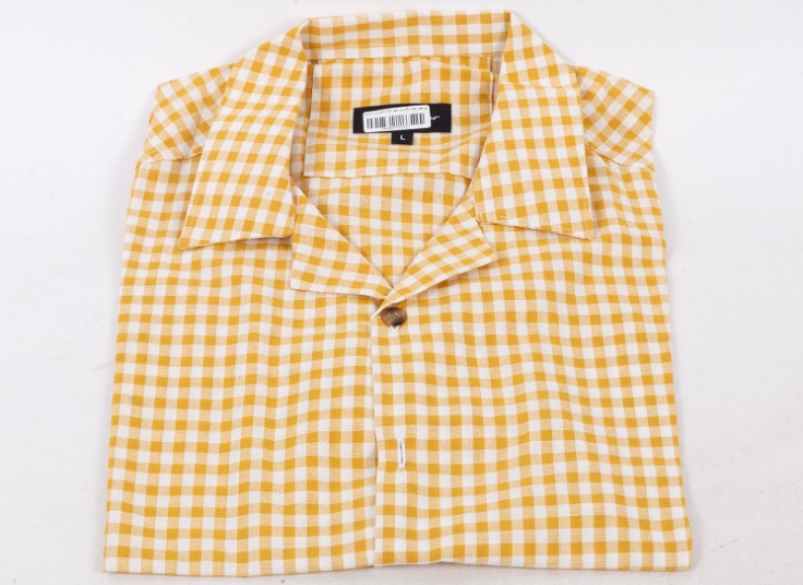 پیراهن یقه انگلیسی چهارخونه Salvatore Ferragamo