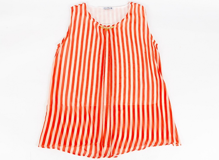 تاپ طرح دار حریر زنانه