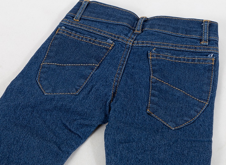 شلوار جین دخترانه گلدوزی