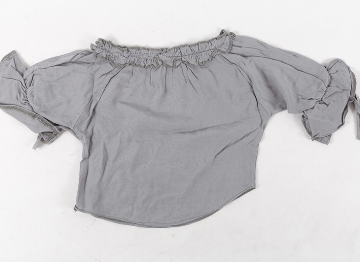 بلوز دخترانه یقه قایقی