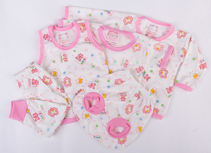 ست پنج تکه لباس بچگانه banini