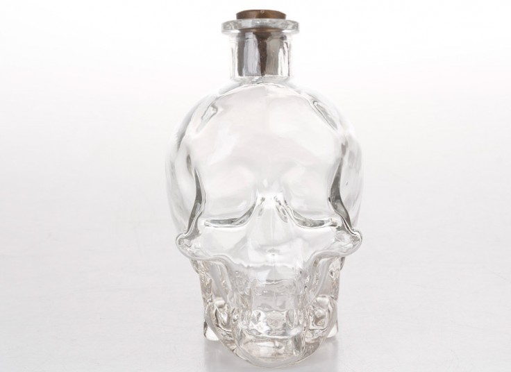 بطری شیشه ای طرح اسکلت