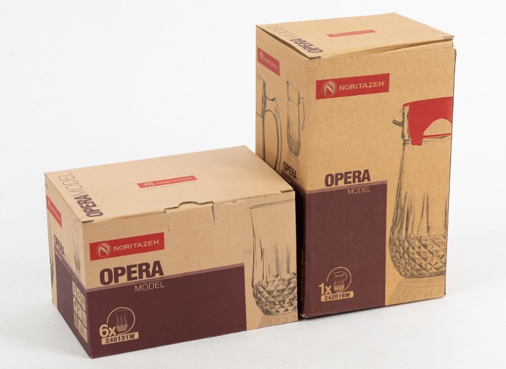 پارچ و لیوان نوری تازه مدل اپرا