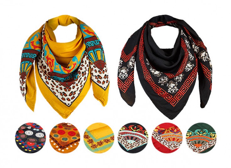 روسری ژورژت بهاره