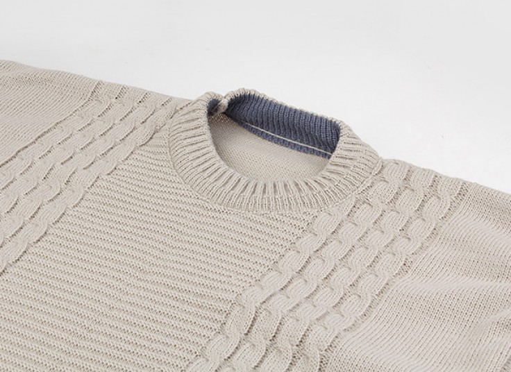 پلیور بافت طرح پیچ مردانه