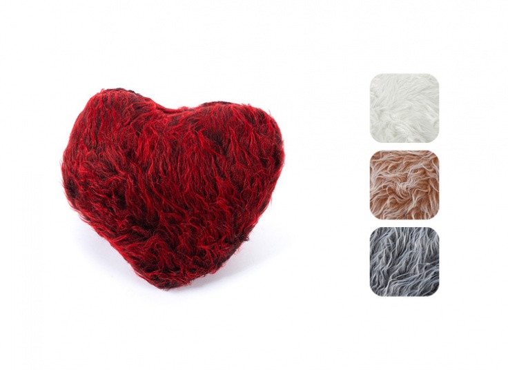 کوسن طرح قلب پولیشی