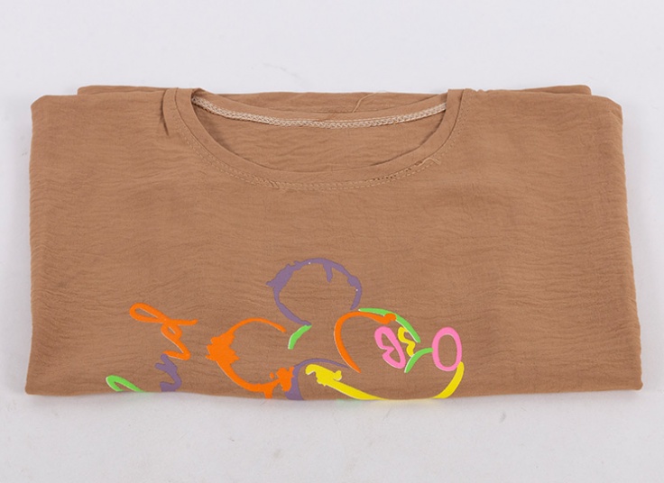 تیشرت کراپ طرح میکی موس