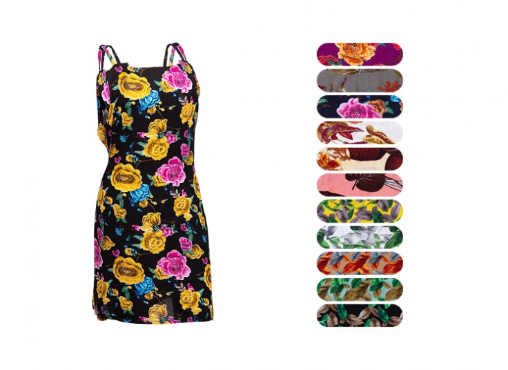 پیراهن نخی زنانه