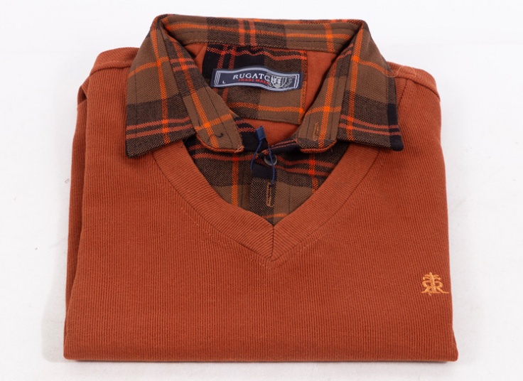 پلیور یقه پیراهنی مردانه Rugatchi
