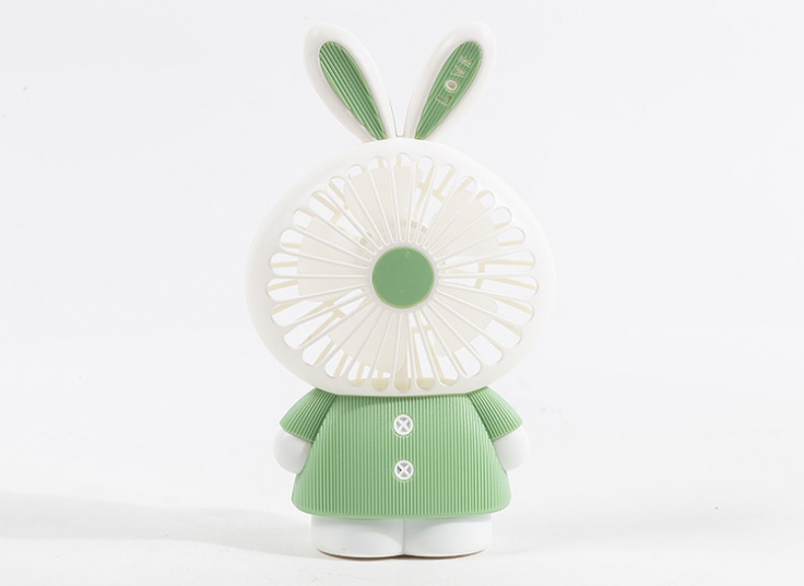پنکه چراغدار شارژی طرح خرگوش DianDi