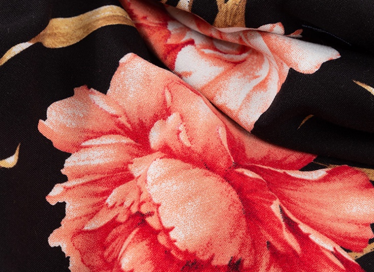 پیراهن نخی طرحدار