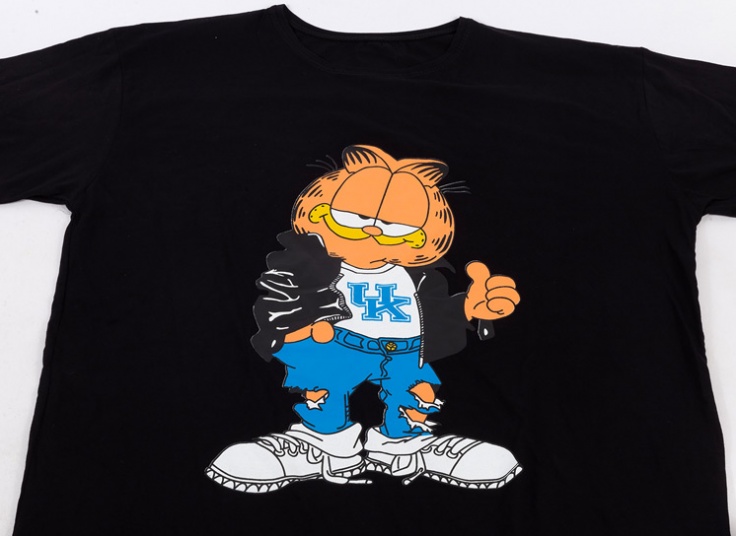 تیشرت سایز بزرگ طرح گارفلید