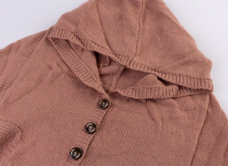 ژاکت بافت زنانه کلاه دار