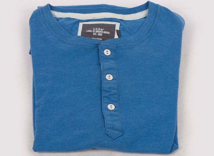 تیشرت دکمه دار مردانه H&M