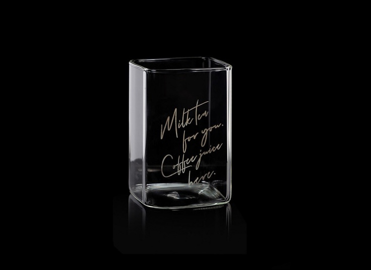 نیم لیوان پیرکس مربعی