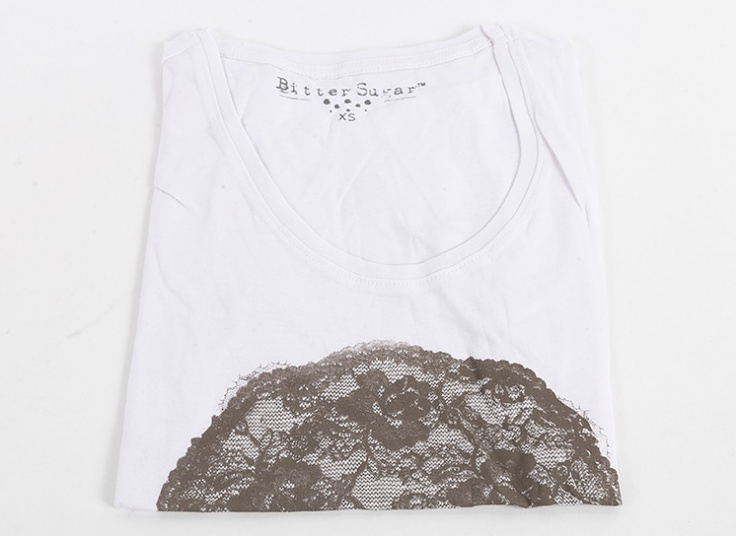 تیشرت زنانه طرح اسکلت Bitter Sugar