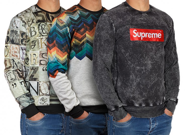 بلوز آستین بلند مردانه طرح adidas