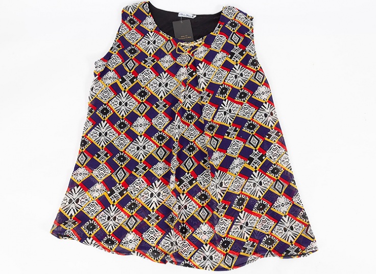 تاپ طرح دار حریر زنانه