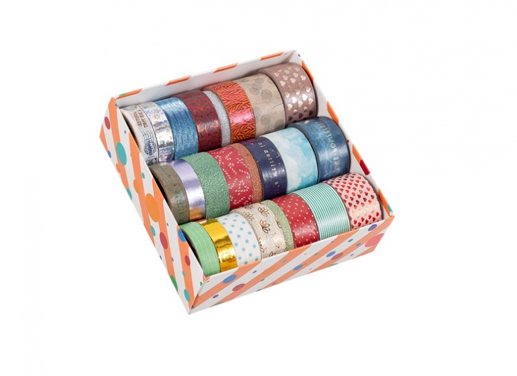 پک 24 عددی چسب کاغذی فانتزی