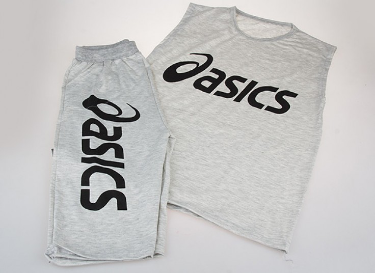 حلقه ای و شلوارک مردانه طرح ASICS