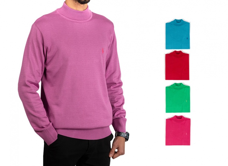 بافت یقه 7 سانت طرح POLO