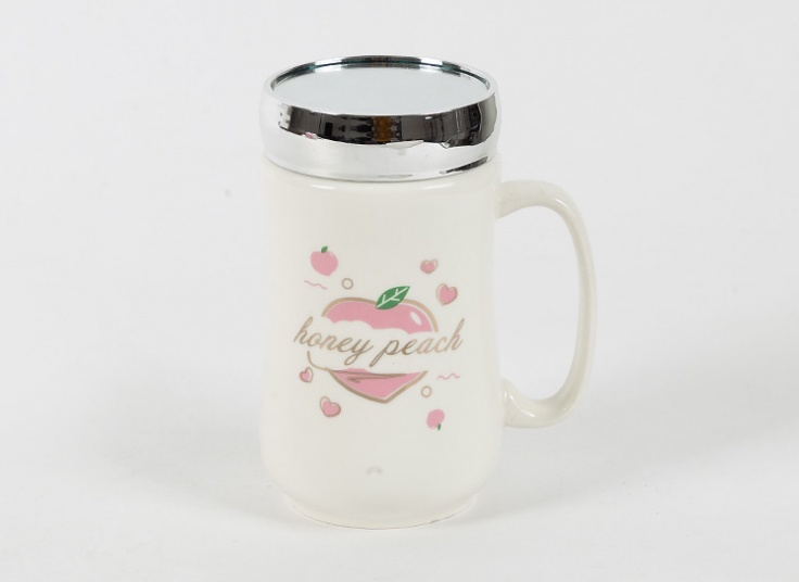 ماگ درب دار آینه ای