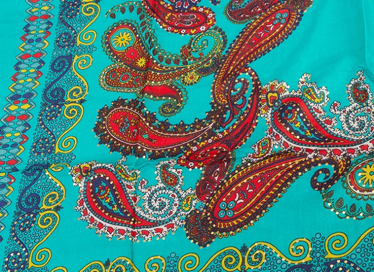 روسری نخی بته جقه Golden dot