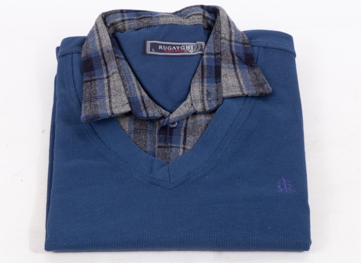 پلیور یقه پیراهنی مردانه Rugatchi