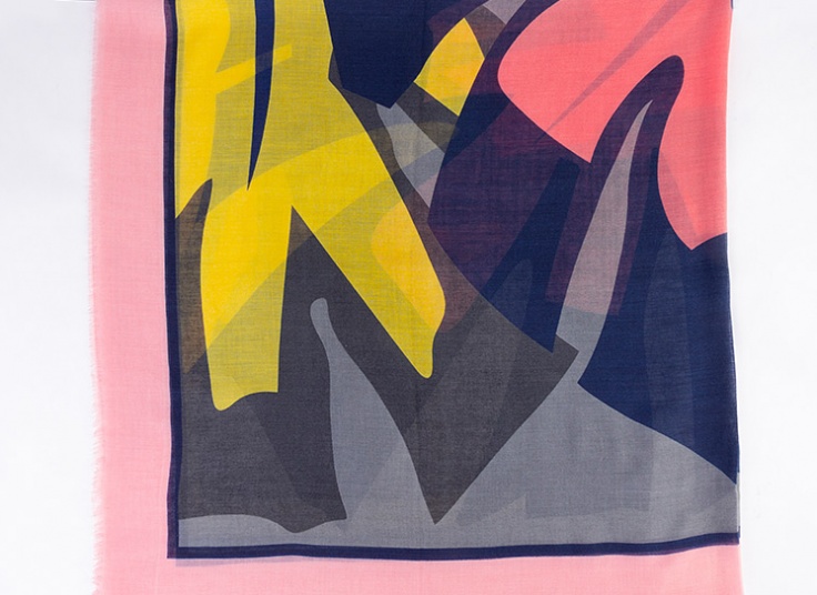 روسری آبرنگی Lamiz