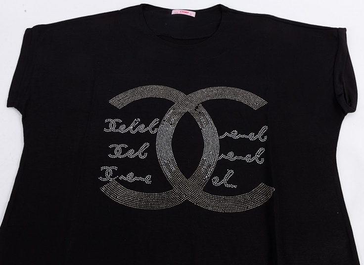 تاپ سایز بزرگ طرح Chanel