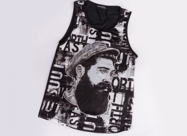 رکابی طرحدار مردانه