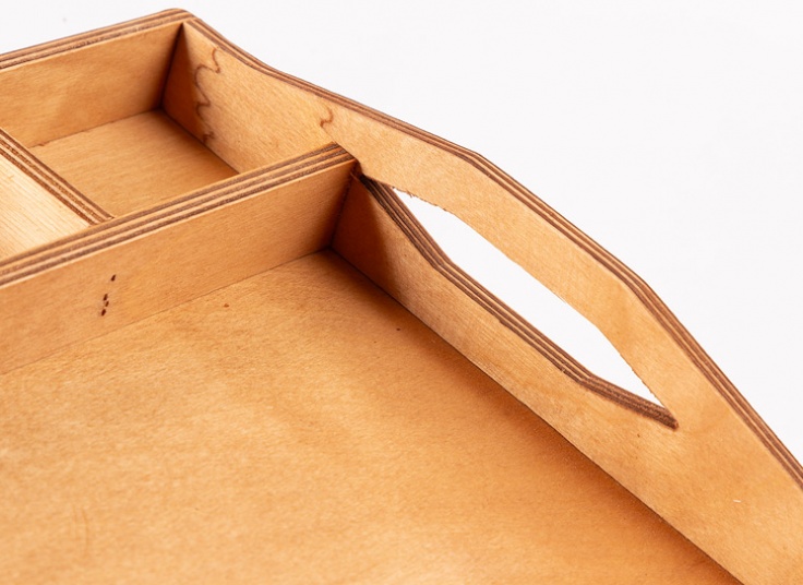 سینی سرو و پذیرایی چوبی